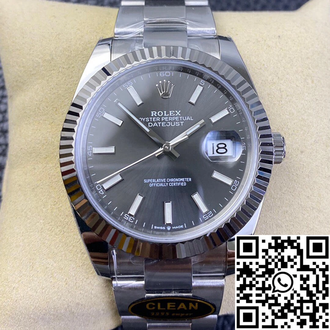 Rolex Datejust M126334-0013 Clean Factory Grey Dial DailyWear 807
