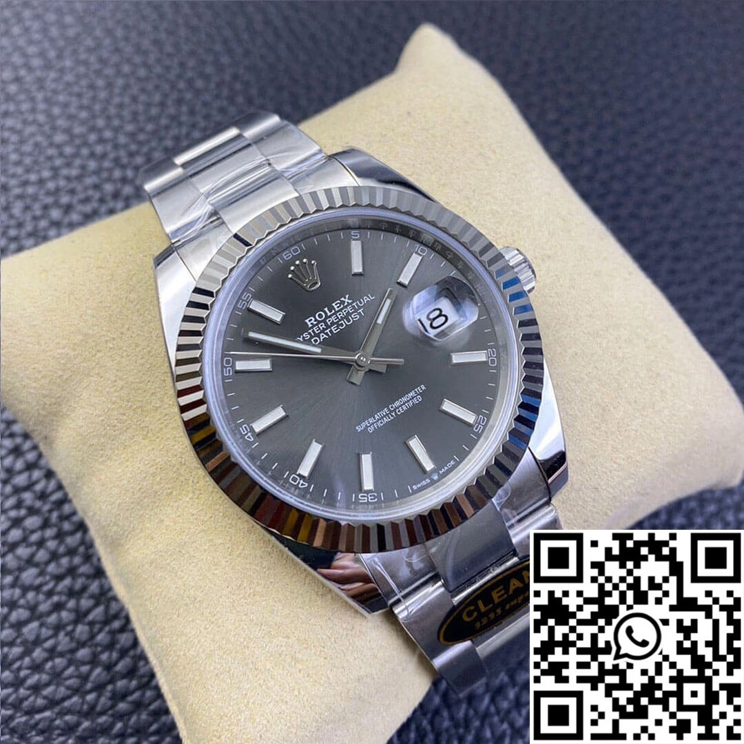 Rolex Datejust M126334-0013 Clean Factory Grey Dial DailyWear 807