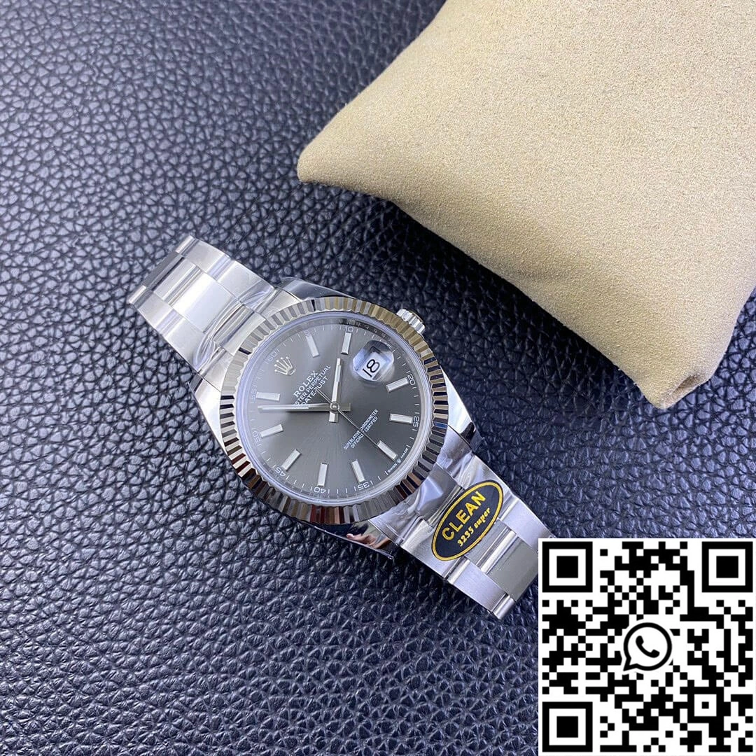 Rolex Datejust M126334-0013 Clean Factory Grey Dial DailyWear 807