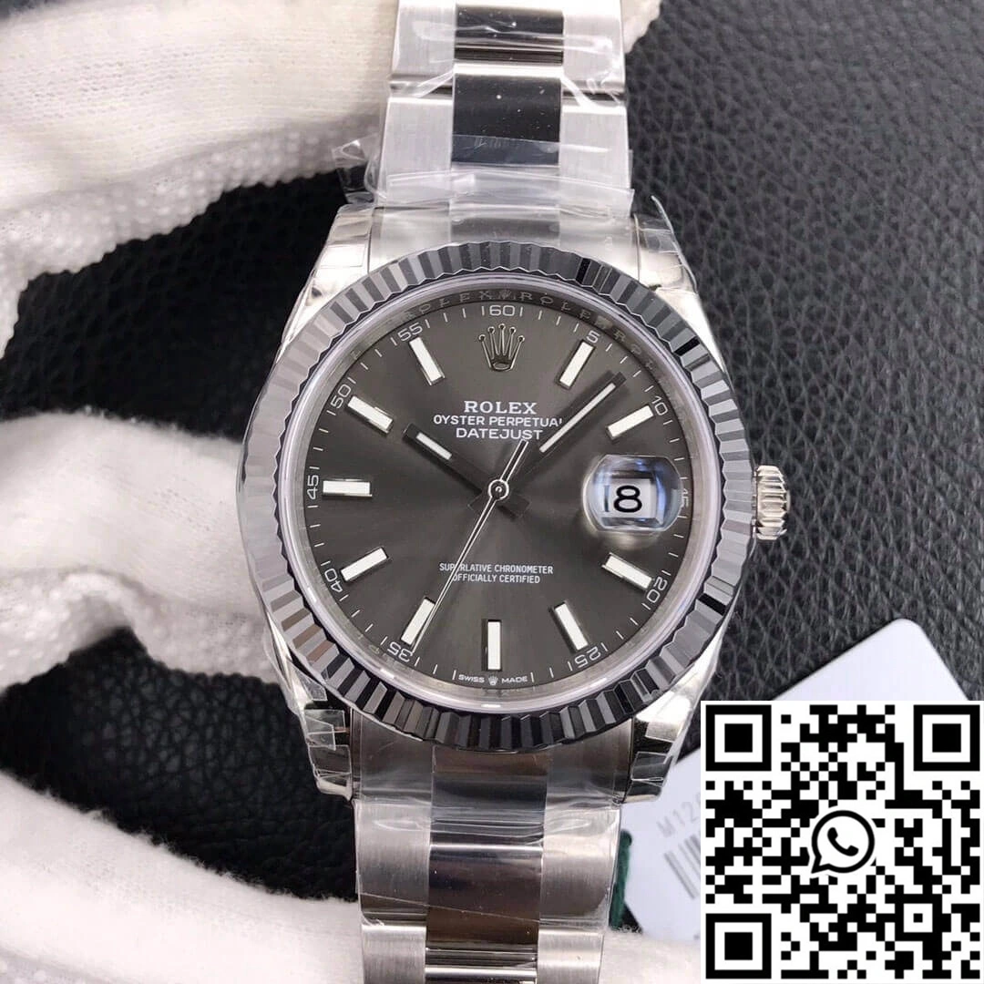 SmoothTexture Rolex Datejust M126334-0013 VS Factory Grey Dial 819