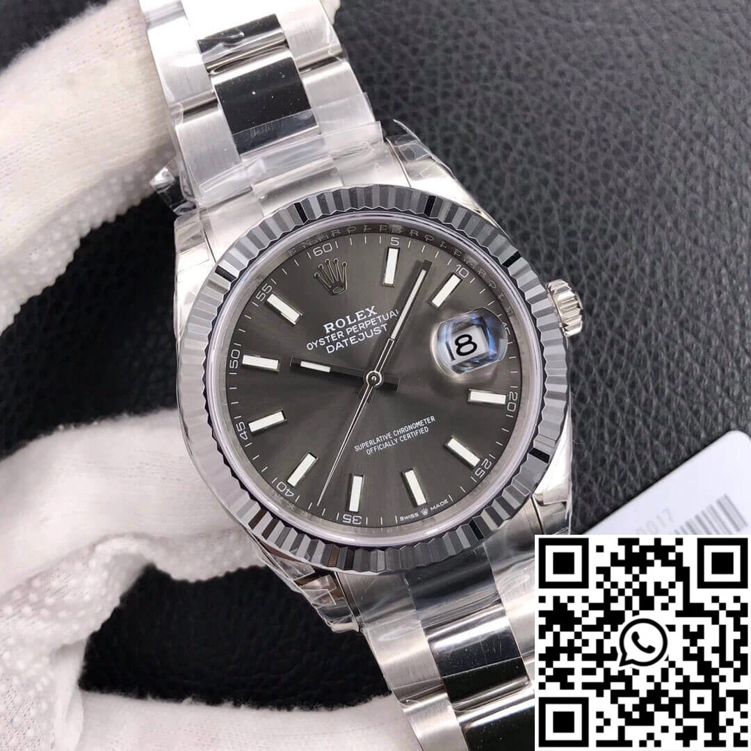 SmoothTexture Rolex Datejust M126334-0013 VS Factory Grey Dial 819