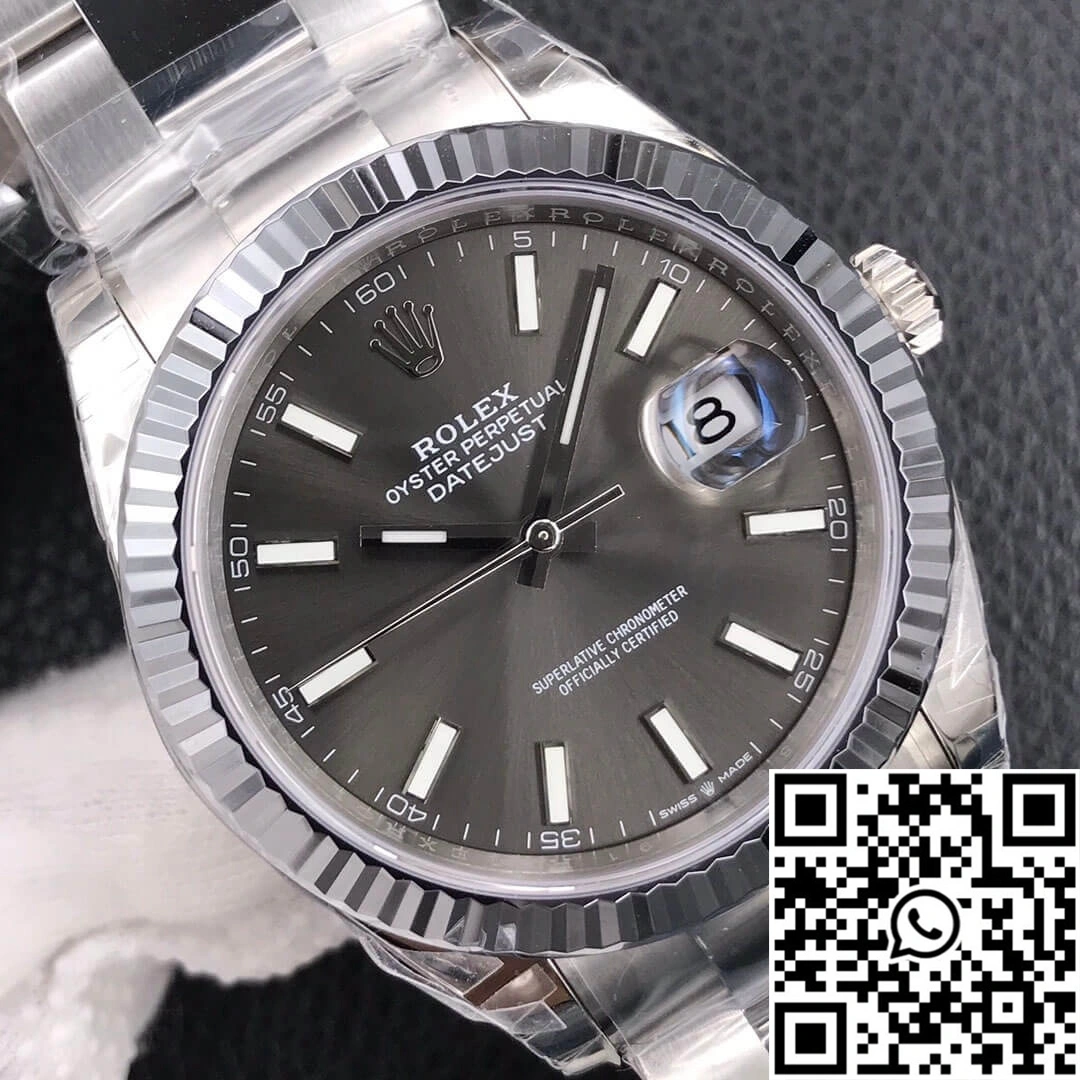 SmoothTexture Rolex Datejust M126334-0013 VS Factory Grey Dial 819