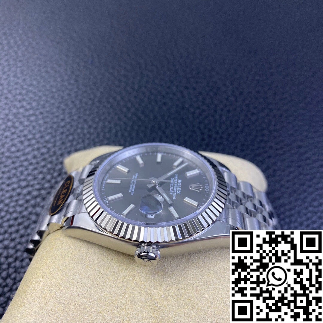 WaterResistant Rolex Datejust M126334-0014 Clean Factory Grey Dial 904L Stainless Steel 848