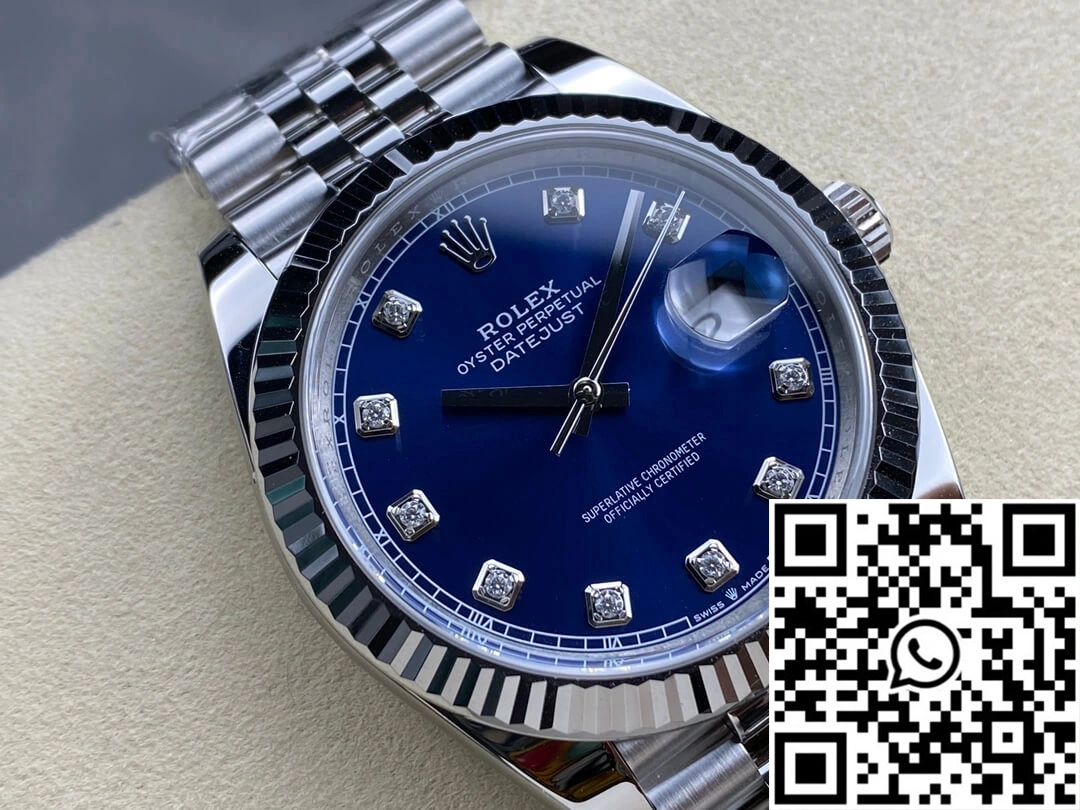 Upgraded Rolex Datejust M126334-0016 Clean Factory Blue Dial 804