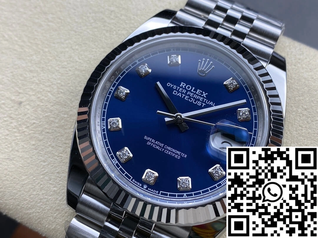 Upgraded Rolex Datejust M126334-0016 Clean Factory Blue Dial 804