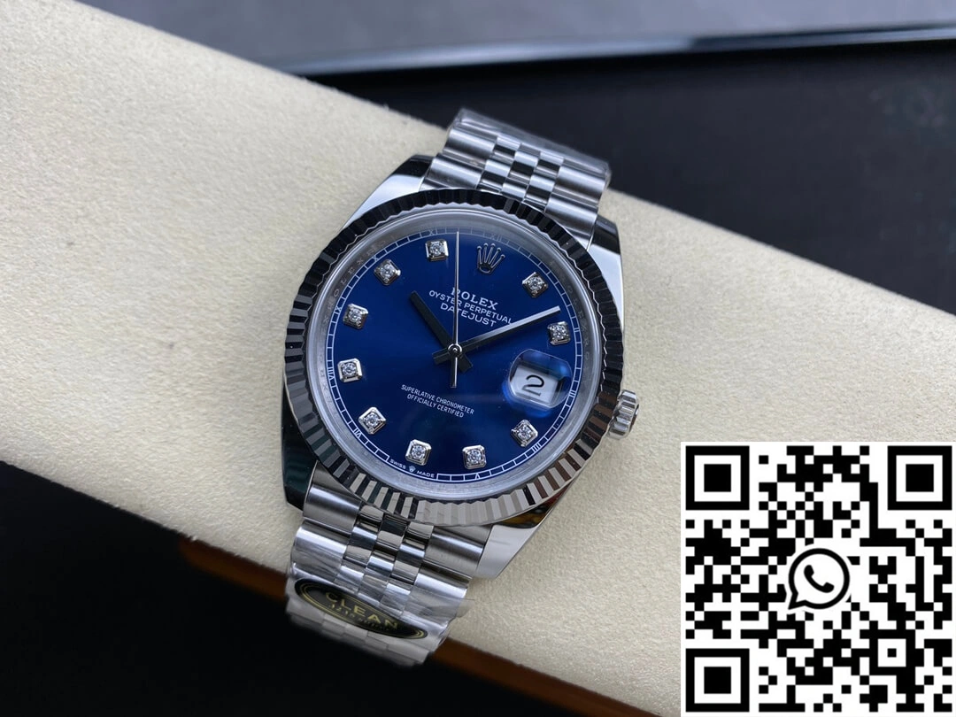 Upgraded Rolex Datejust M126334-0016 Clean Factory Blue Dial 804
