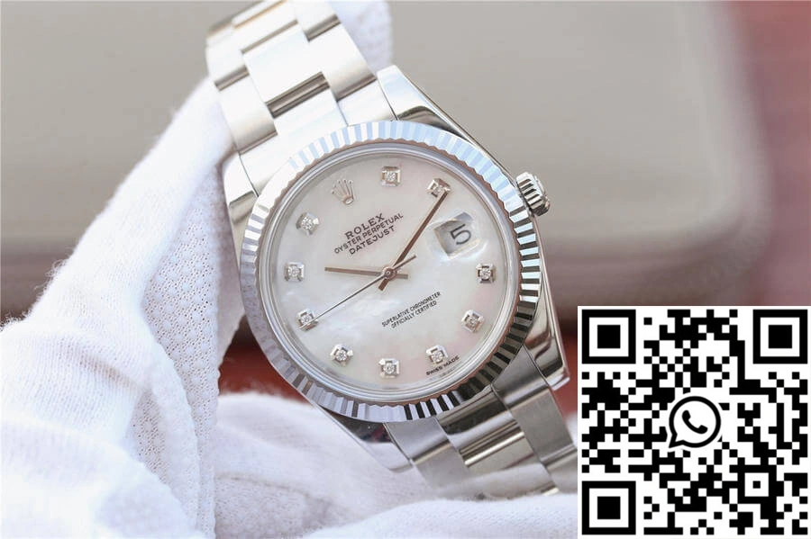 Durable Rolex Datejust M126334-0019 EW Factory Mother-Of-Pearl Dial 845