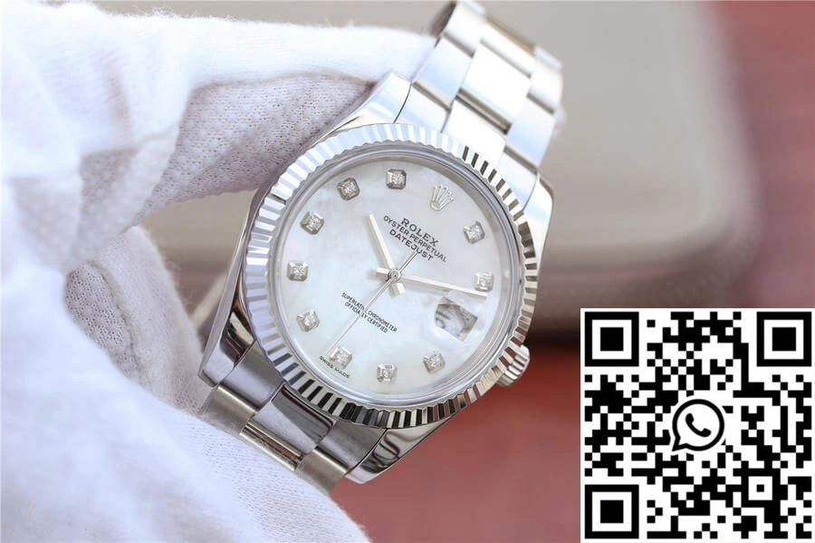 Durable Rolex Datejust M126334-0019 EW Factory Mother-Of-Pearl Dial 845