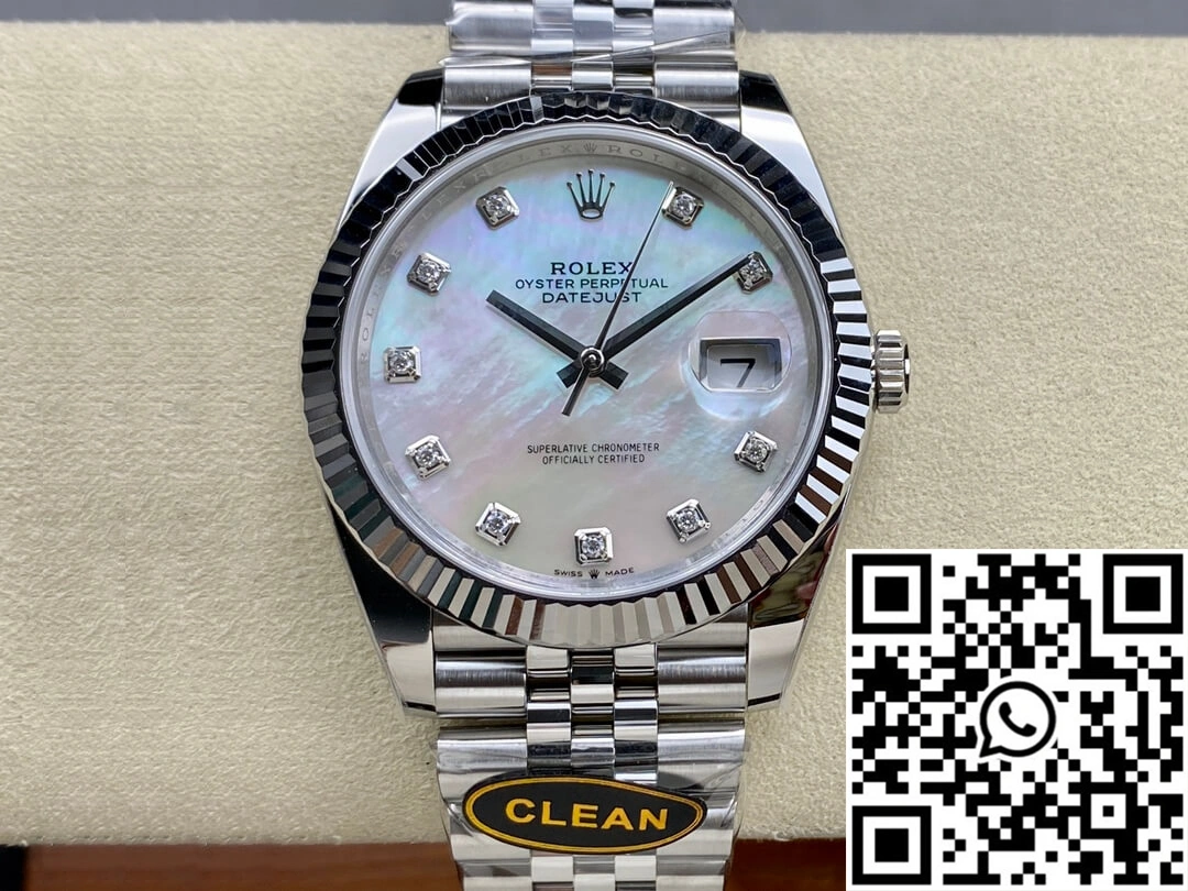 Rolex Datejust M126334-0020 Clean Factory Mother-of-pearl Dial WrinkleFree 813