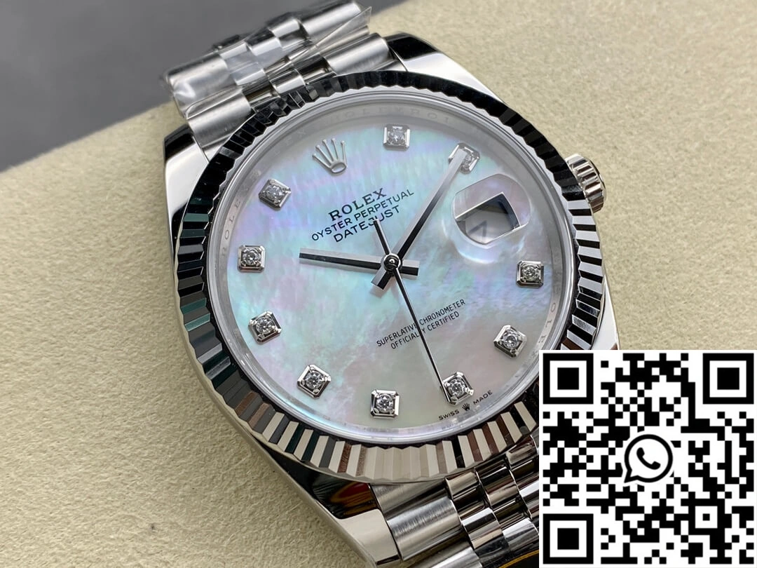 Rolex Datejust M126334-0020 Clean Factory Mother-of-pearl Dial WrinkleFree 813