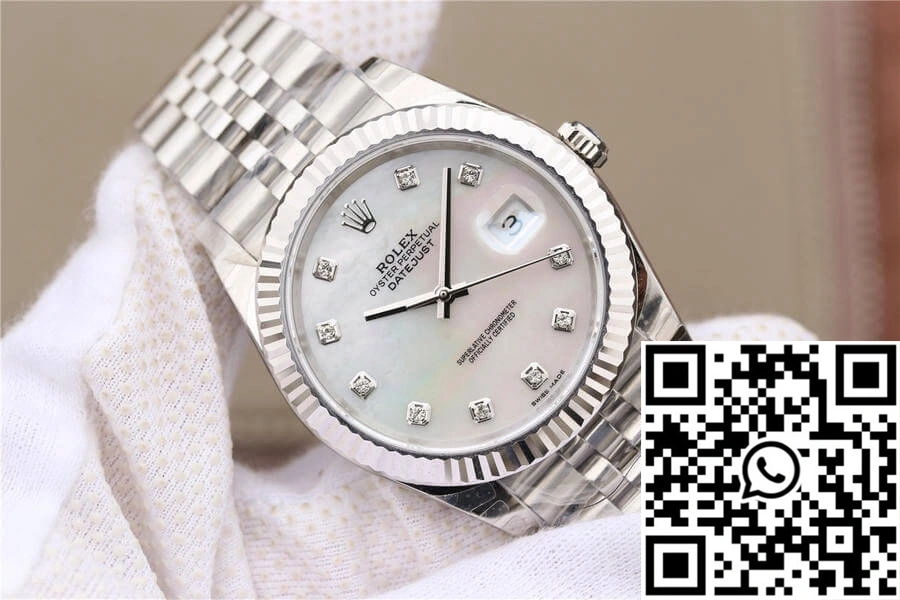 Rolex Datejust M126334-0020 EW Factory White Mother-Of-Pearl Dial EasyMatch 912