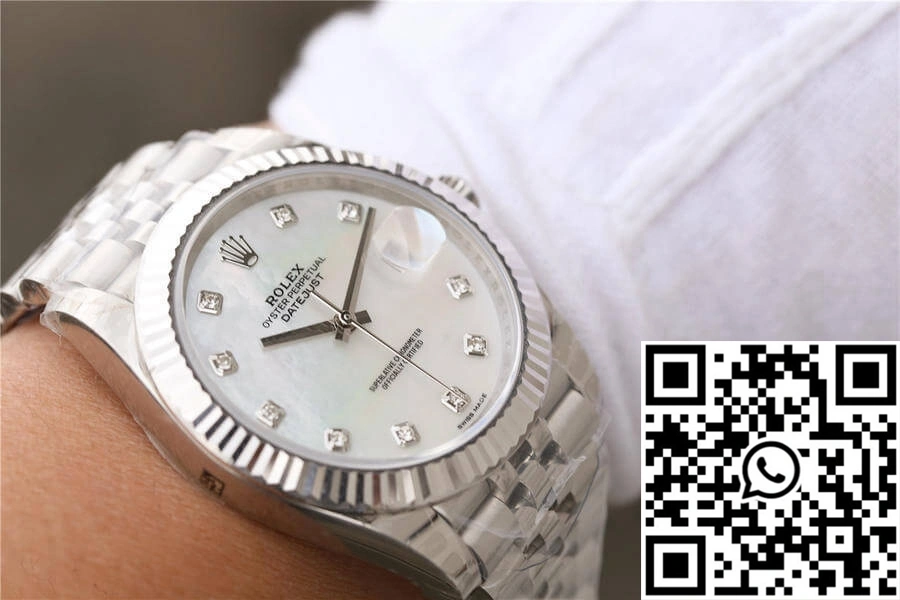 Rolex Datejust M126334-0020 EW Factory White Mother-Of-Pearl Dial EasyMatch 912