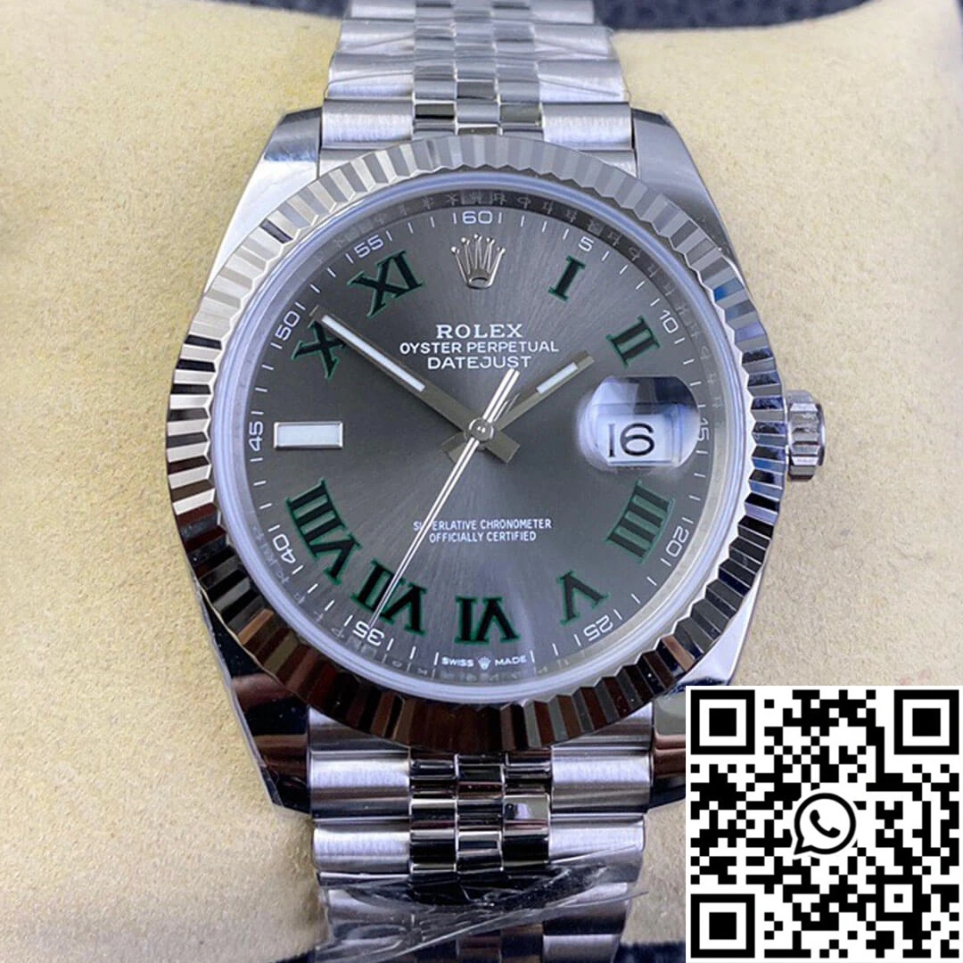 QuickDry Rolex Datejust M126334-0022 Clean Factory Grey Dial 818
