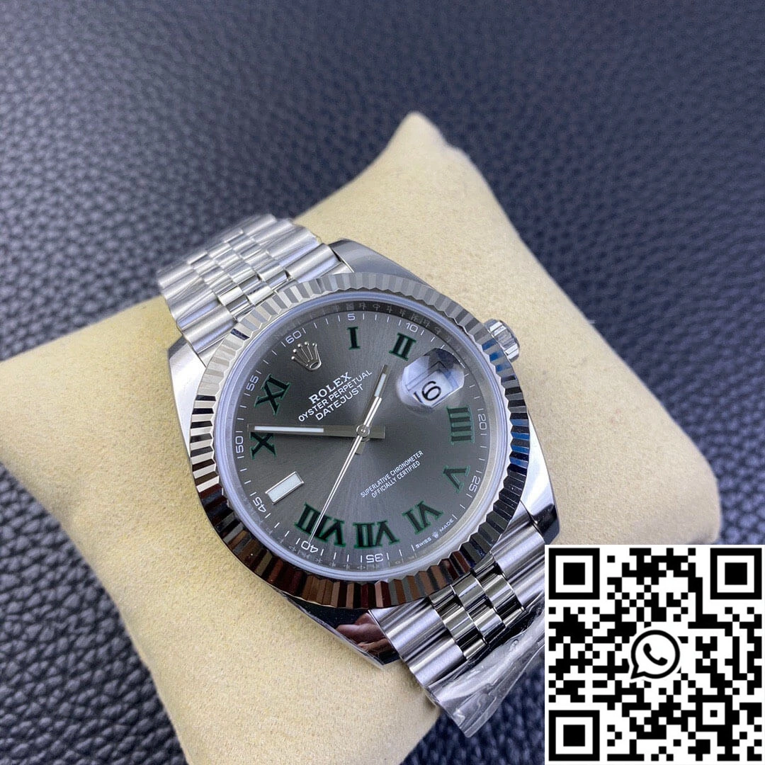 QuickDry Rolex Datejust M126334-0022 Clean Factory Grey Dial 818