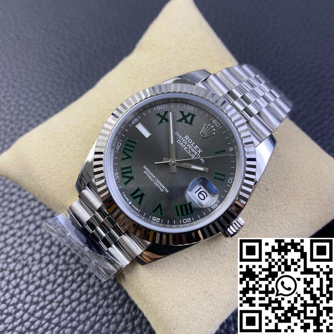 QuickDry Rolex Datejust M126334-0022 Clean Factory Grey Dial 818