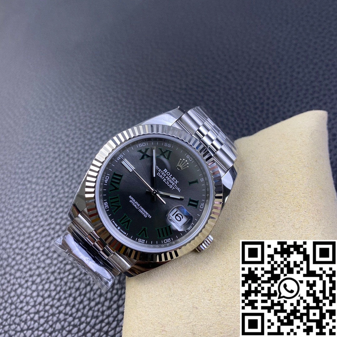 QuickDry Rolex Datejust M126334-0022 Clean Factory Grey Dial 818