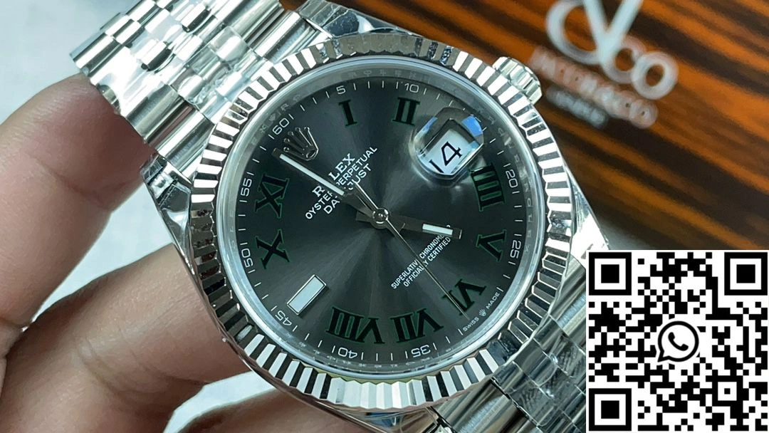 Rolex Datejust M126334-0022 VS Factory Grey Dial Sporty 824