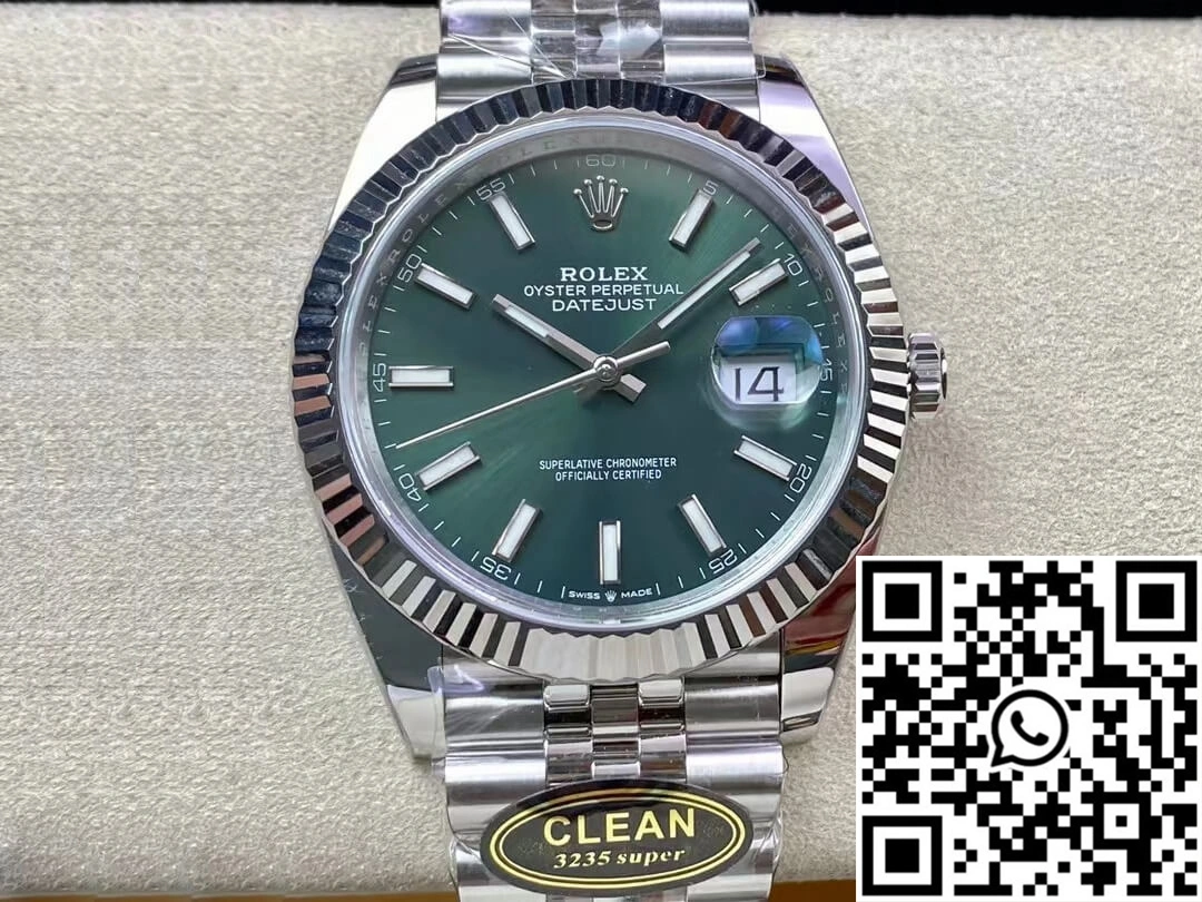 Rolex Datejust M126334-0027 Clean Factory Mint Green Dial TravelReady 857