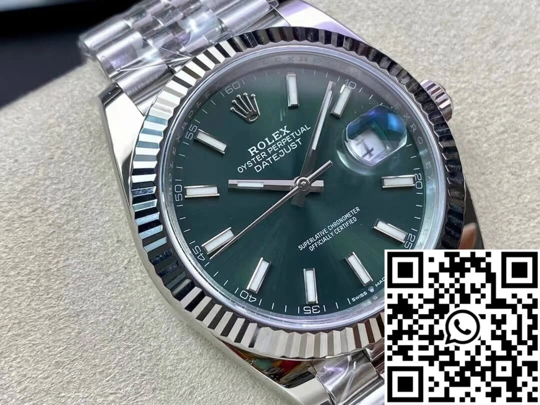Rolex Datejust M126334-0027 Clean Factory Mint Green Dial TravelReady 857