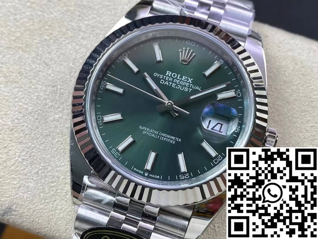 Rolex Datejust M126334-0027 Clean Factory Mint Green Dial TravelReady 857