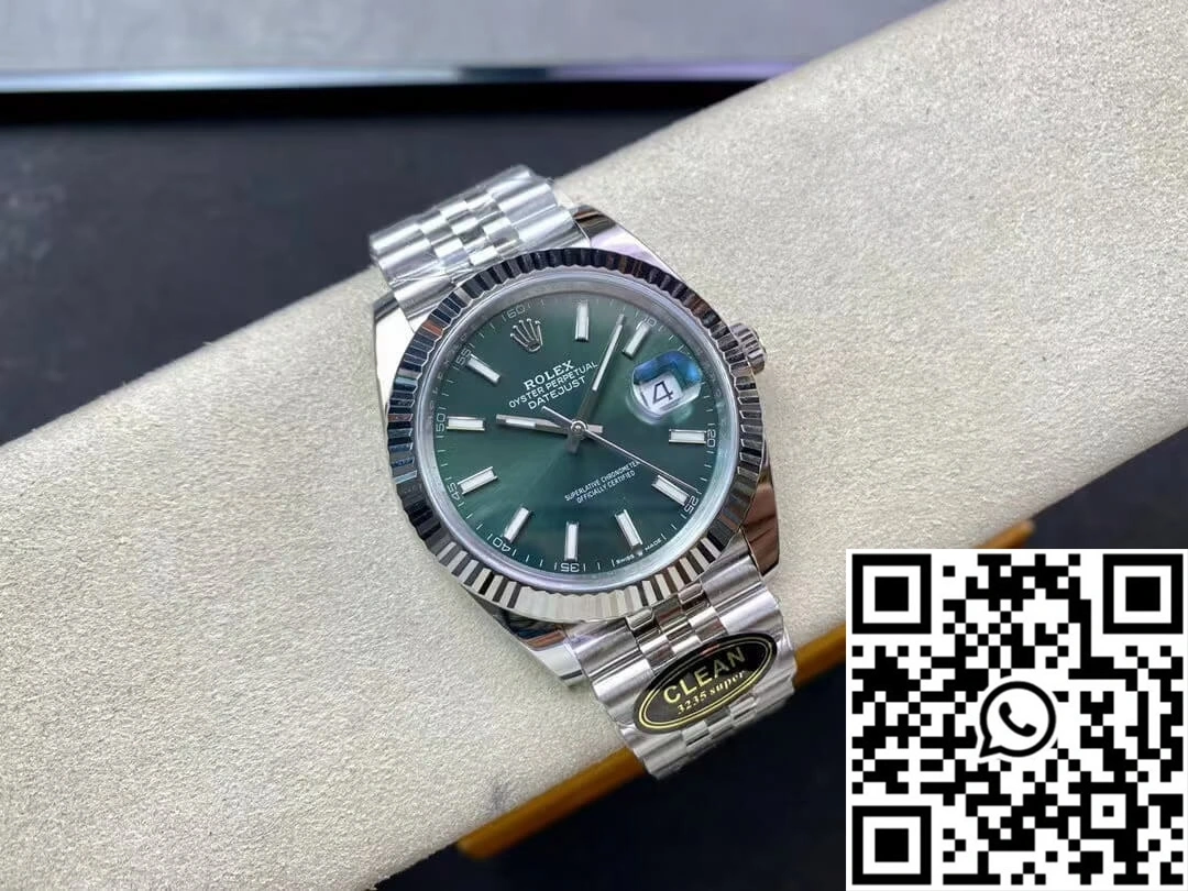 Rolex Datejust M126334-0027 Clean Factory Mint Green Dial TravelReady 857