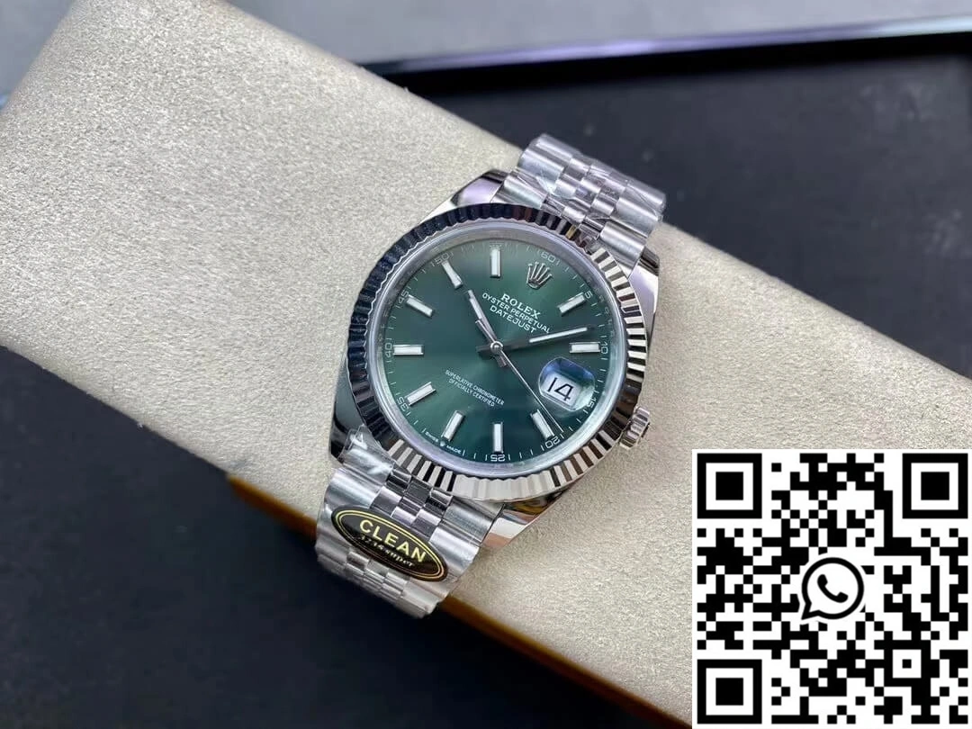 Rolex Datejust M126334-0027 Clean Factory Mint Green Dial TravelReady 857