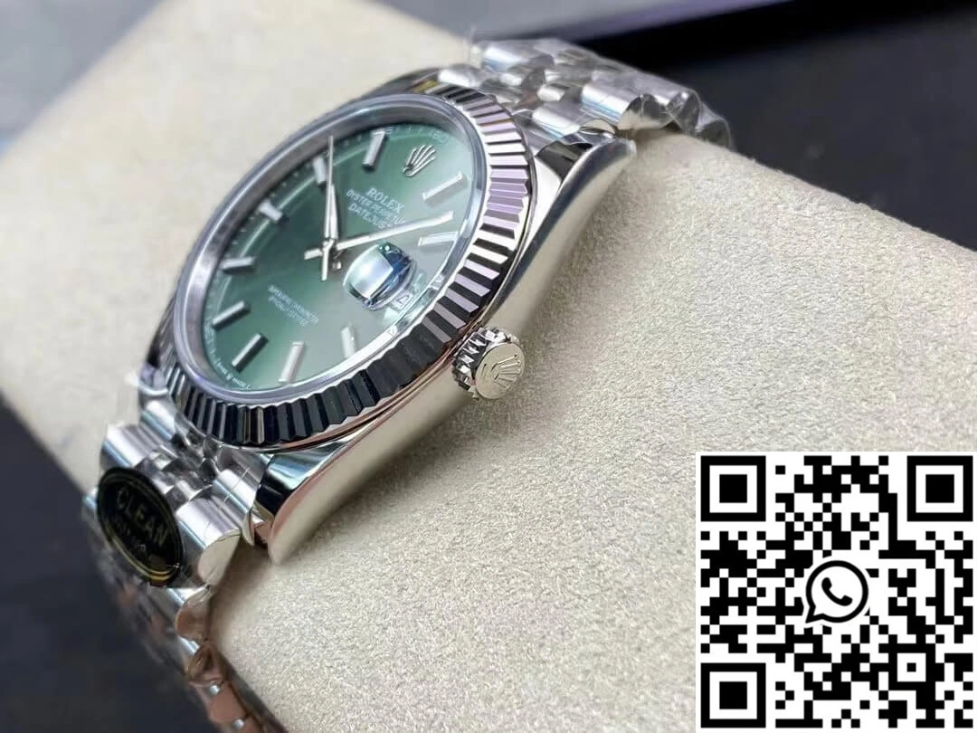 Rolex Datejust M126334-0027 Clean Factory Mint Green Dial TravelReady 857