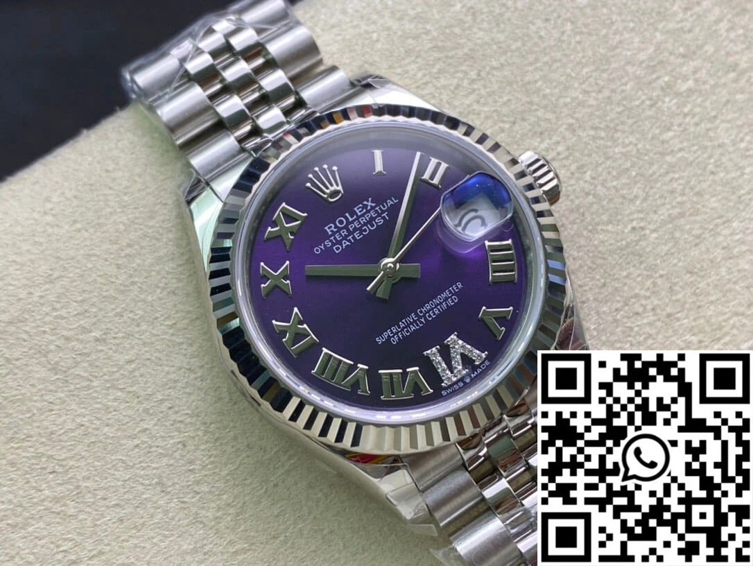 Soft Rolex Datejust M178274-0088 31MM EW Factory Purple Dial 815