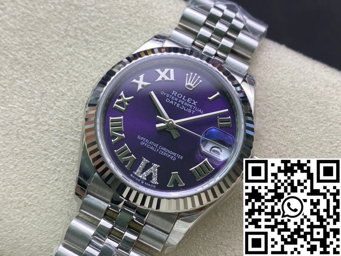 Soft Rolex Datejust M178274-0088 31MM EW Factory Purple Dial 815