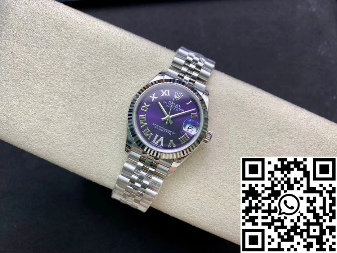 Soft Rolex Datejust M178274-0088 31MM EW Factory Purple Dial 815