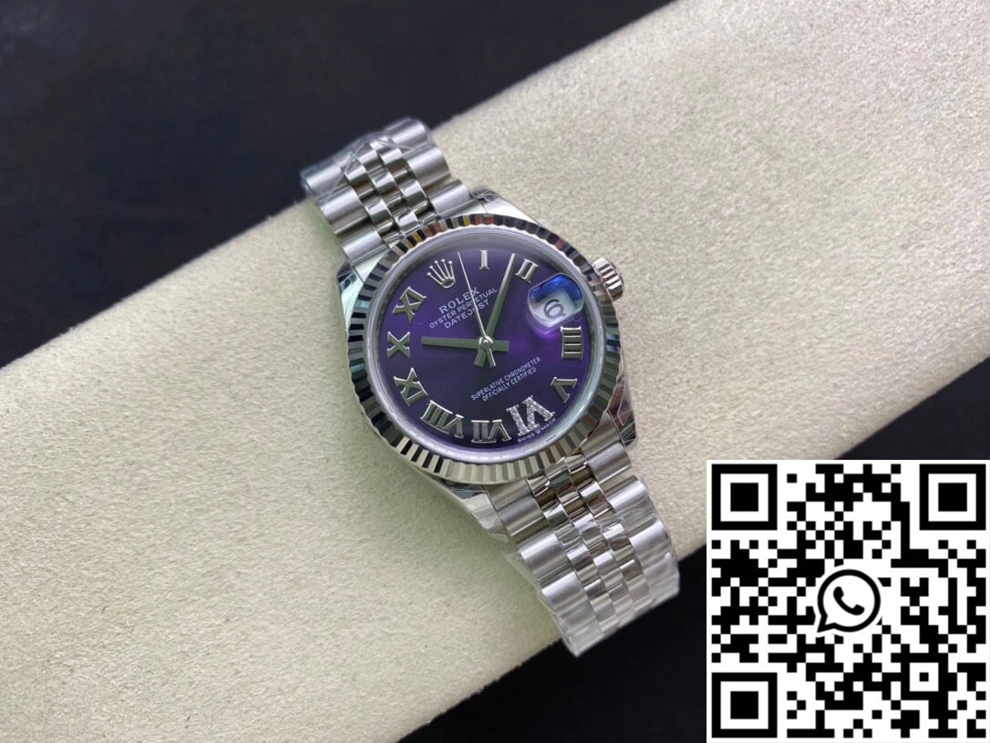 Soft Rolex Datejust M178274-0088 31MM EW Factory Purple Dial 815