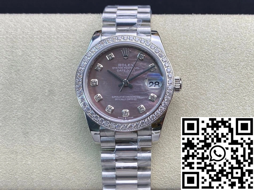 Rolex Datejust M178384-0019 31MM EW Factory Diamond-set Dial Attractive 851
