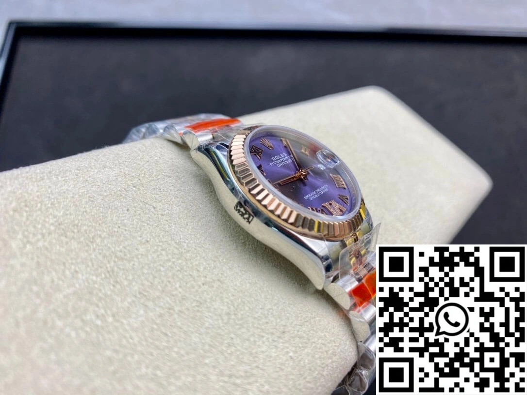 Rolex Datejust M278271-0020 TW Factory Diamond Eggplant Purple Dial Upgraded 852