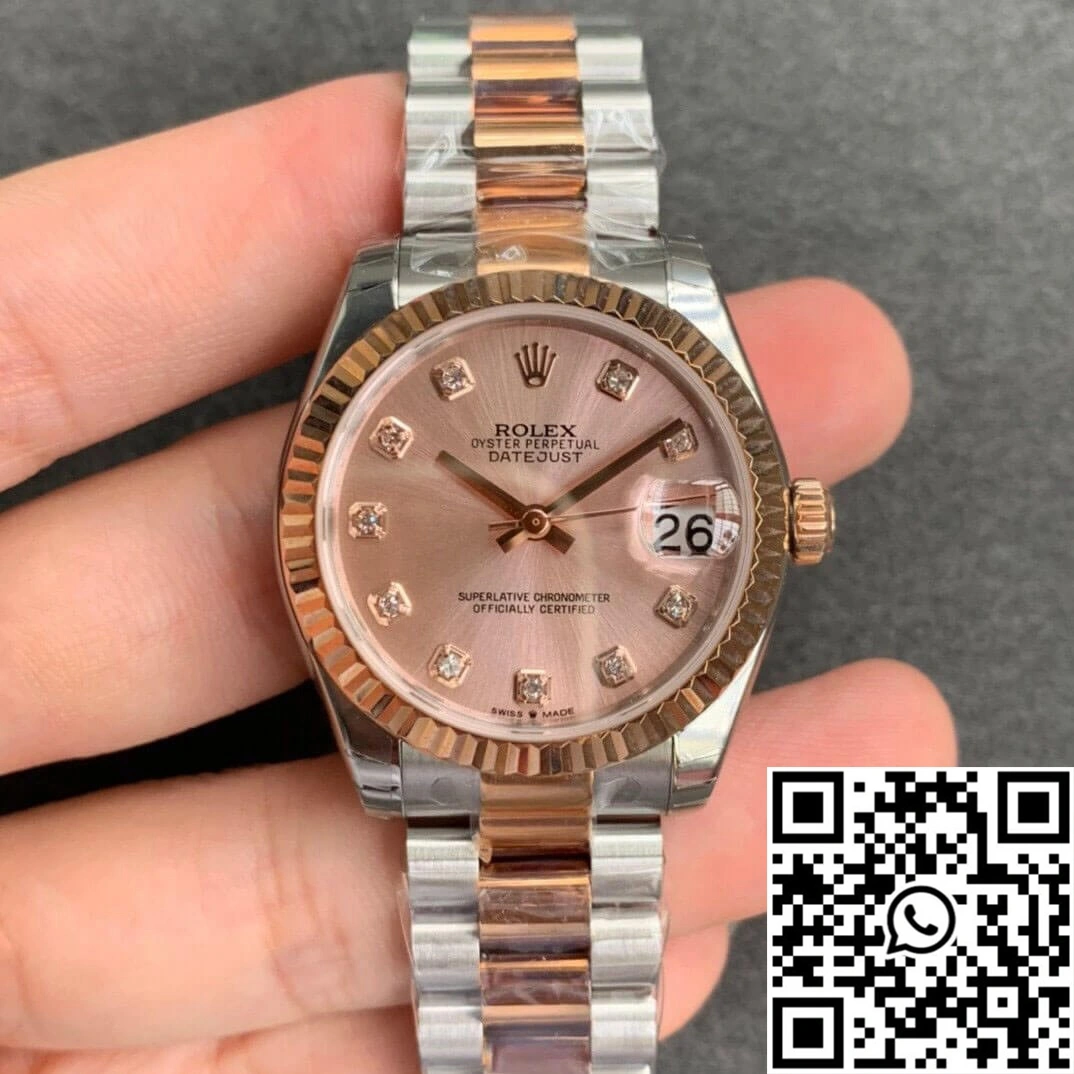 ComfortFit Rolex Datejust M278271-0023 GS Factory Rose Gold 862