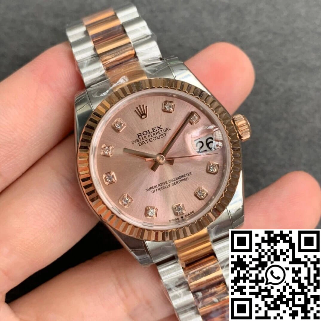 ComfortFit Rolex Datejust M278271-0023 GS Factory Rose Gold 862