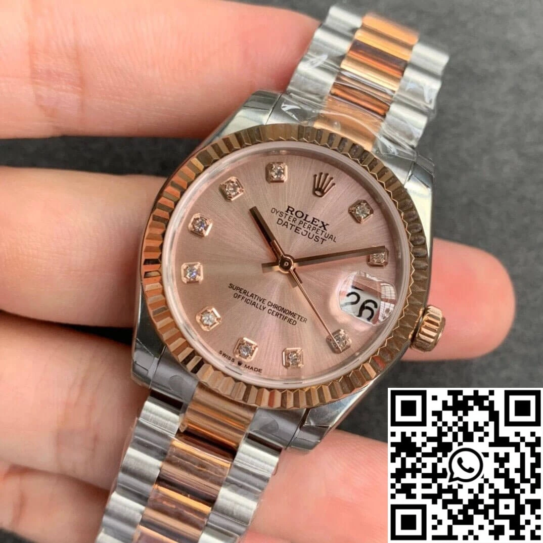 ComfortFit Rolex Datejust M278271-0023 GS Factory Rose Gold 862