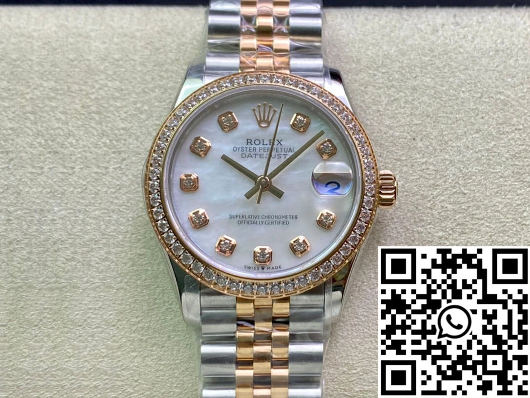 Lightweight Rolex Datejust M278381RBR-0026 31MM EW Factory Diamond Dial 908