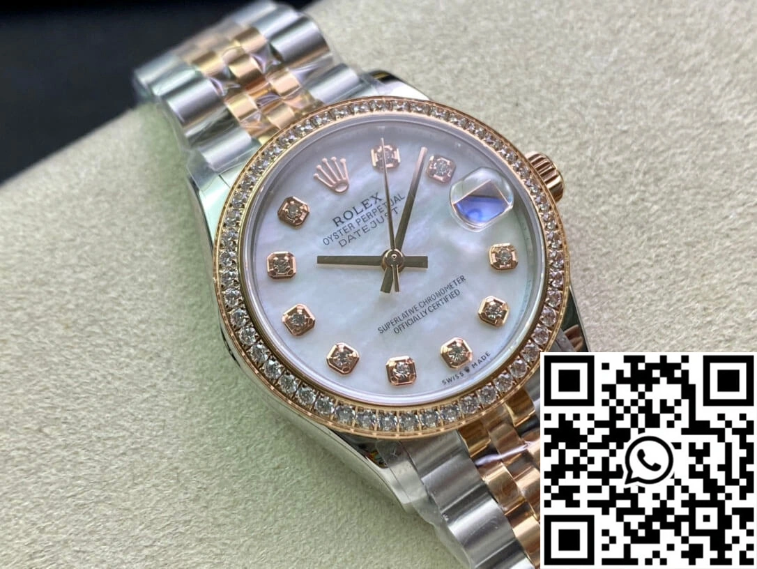 Lightweight Rolex Datejust M278381RBR-0026 31MM EW Factory Diamond Dial 908