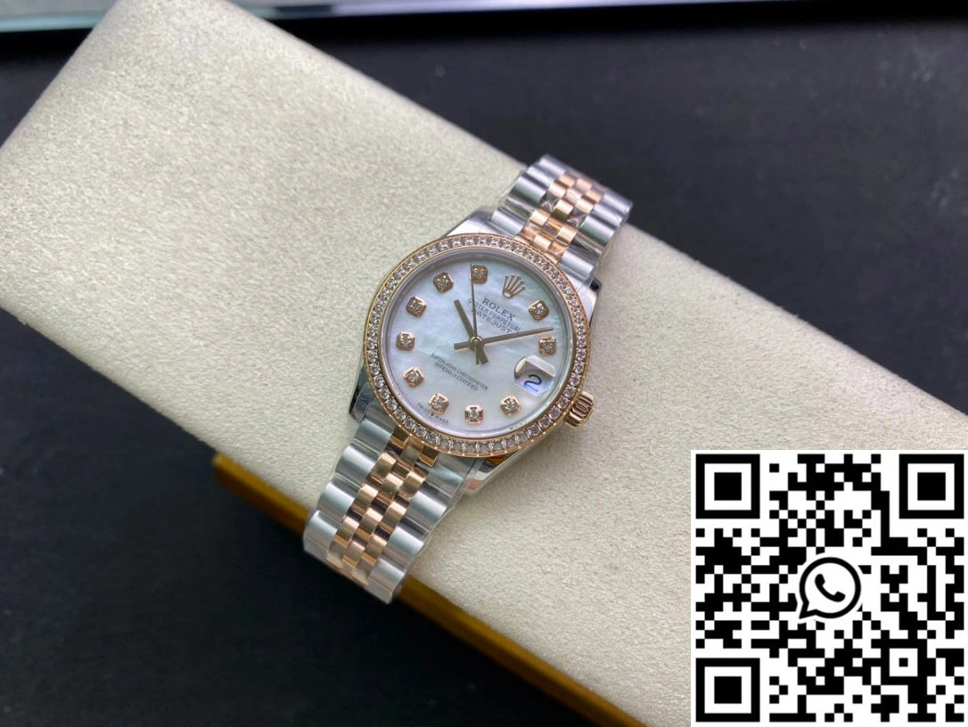 Lightweight Rolex Datejust M278381RBR-0026 31MM EW Factory Diamond Dial 908