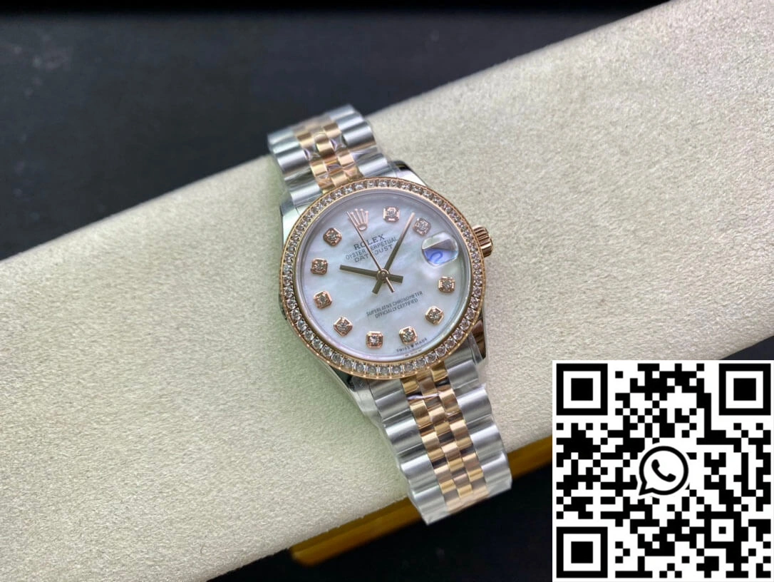 Lightweight Rolex Datejust M278381RBR-0026 31MM EW Factory Diamond Dial 908