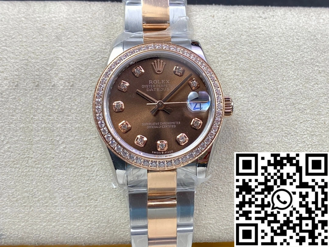 Durable Rolex Datejust M278381RBR-0027 31MM EW Factory Diamond Bezel 874