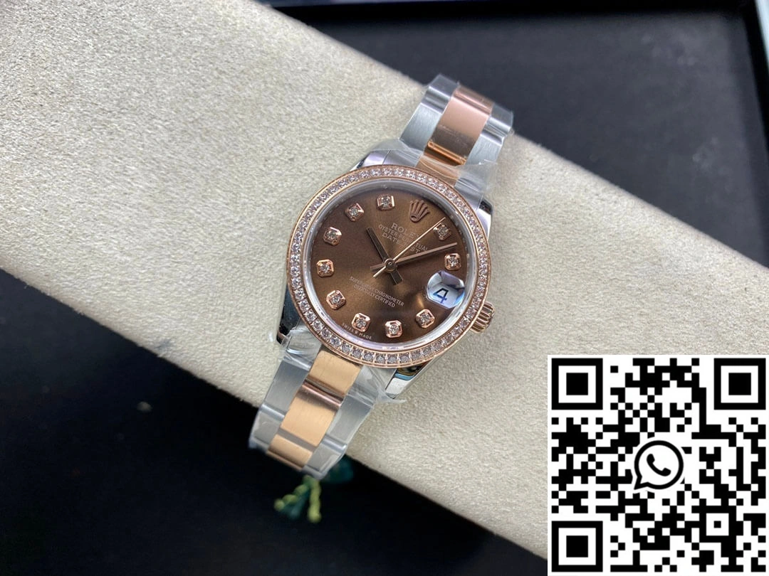 Durable Rolex Datejust M278381RBR-0027 31MM EW Factory Diamond Bezel 874