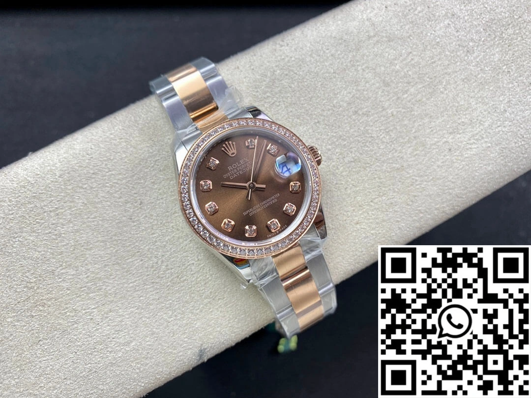 Durable Rolex Datejust M278381RBR-0027 31MM EW Factory Diamond Bezel 874