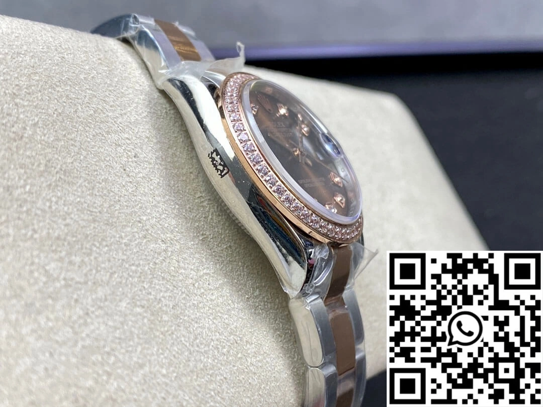 Durable Rolex Datejust M278381RBR-0027 31MM EW Factory Diamond Bezel 874