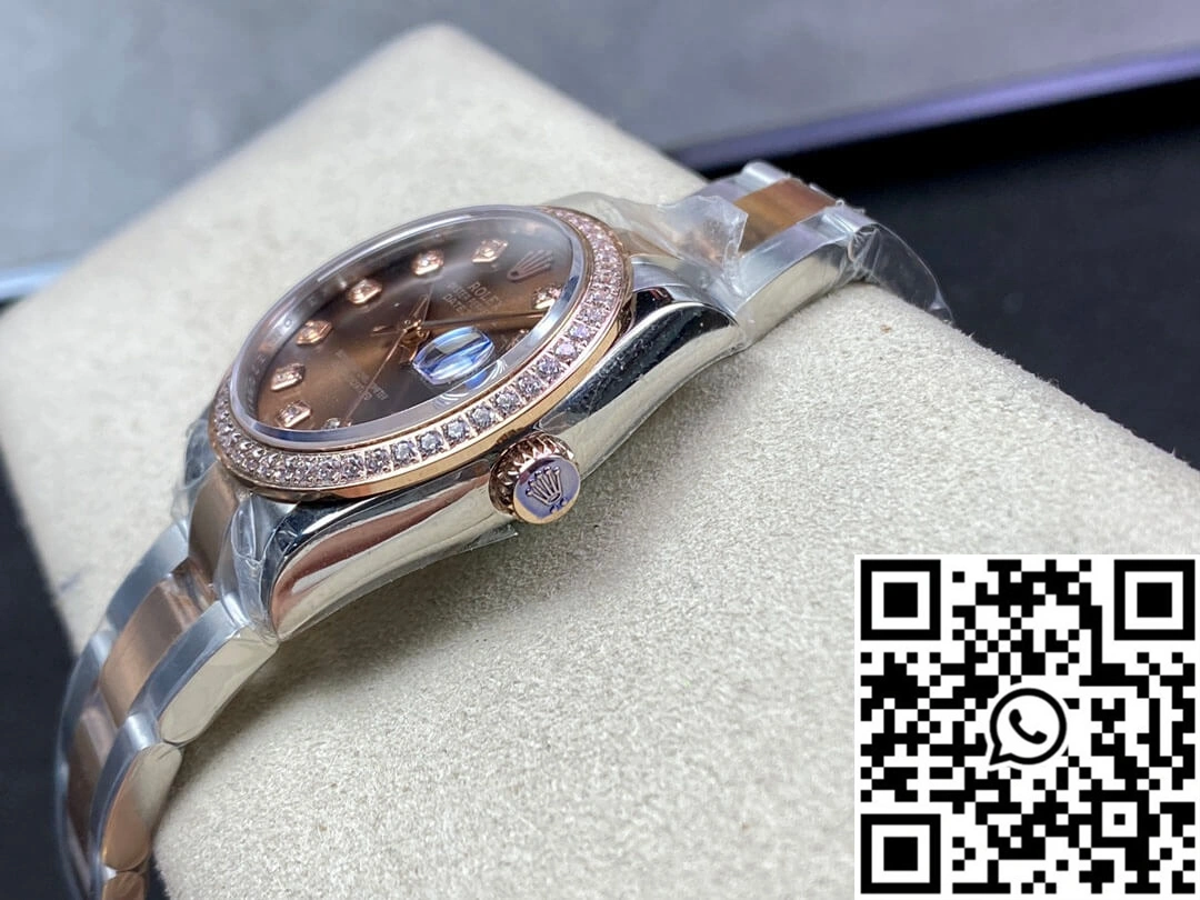 Durable Rolex Datejust M278381RBR-0027 31MM EW Factory Diamond Bezel 874