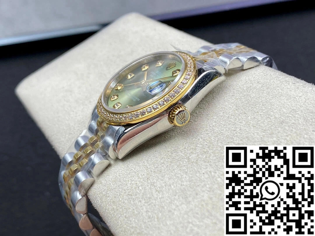HighQuality Rolex Datejust M278383RBR-0030 31MM EW Factory Green Dial 904