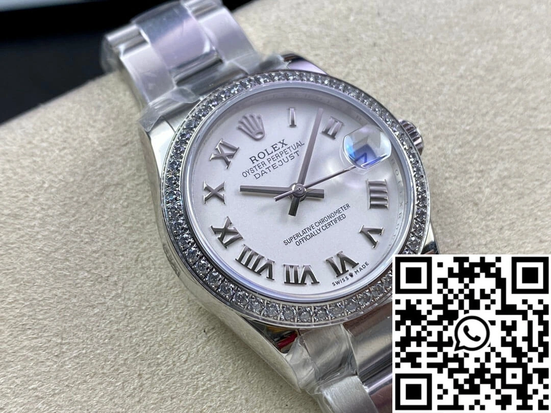 Practical Rolex Datejust M278384RBR-0013 31MM EW Factory Diamond Bezel 1014