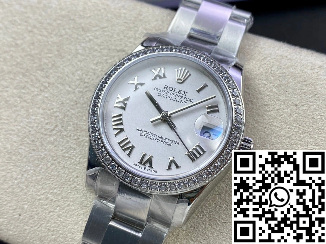 Practical Rolex Datejust M278384RBR-0013 31MM EW Factory Diamond Bezel 1014