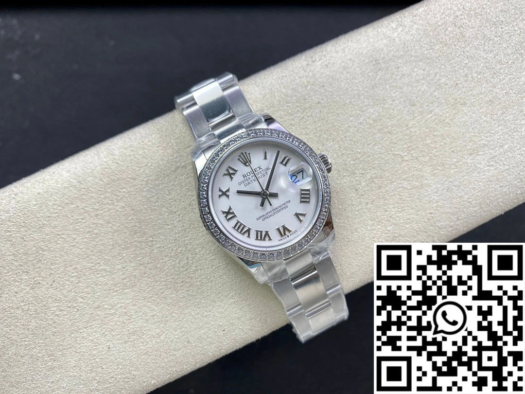 Practical Rolex Datejust M278384RBR-0013 31MM EW Factory Diamond Bezel 1014