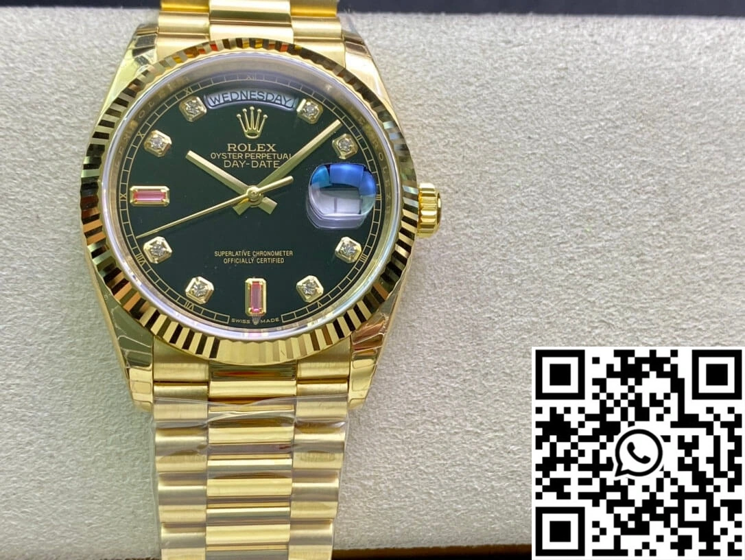 Rolex Day Date 118208 EW Factory Yellow Gold Timeless 931